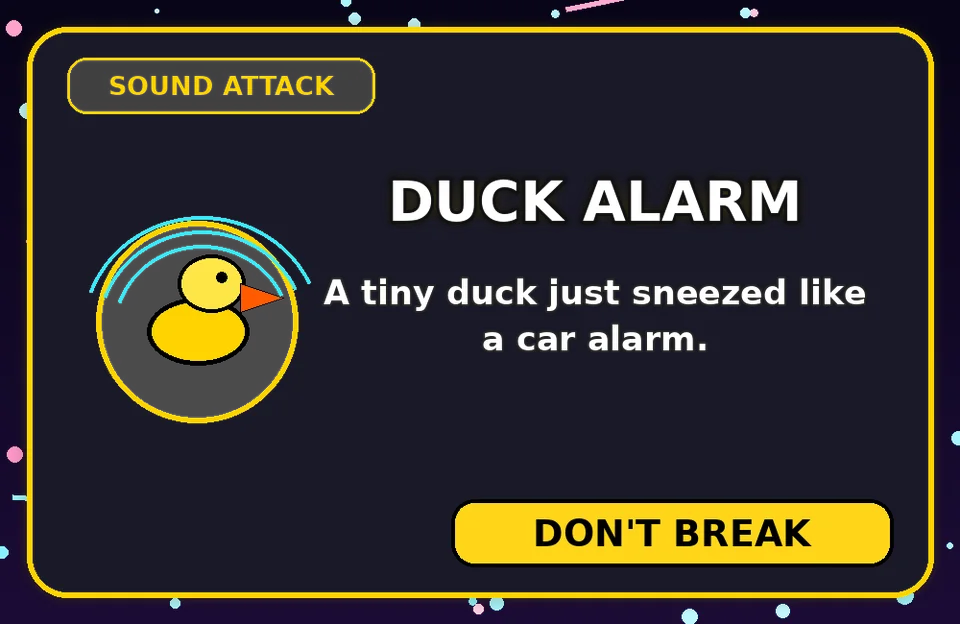 Duck Alarm challenge