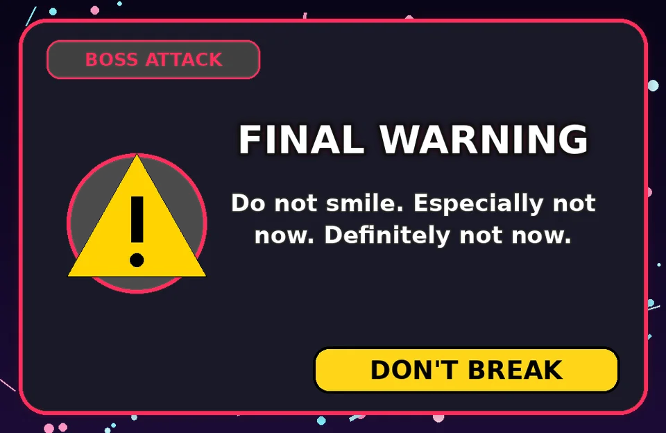 Final Warning challenge