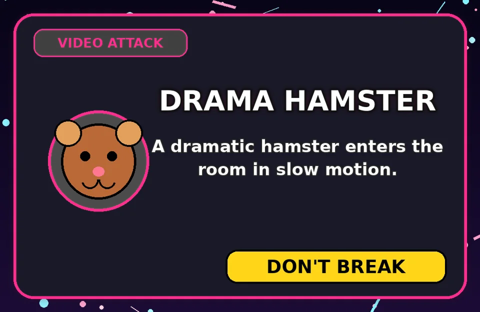 Hamster Drama challenge